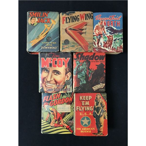 LOT OF 7 SILVER GE BETTER LITTLE BOOK COMIC BOOKS