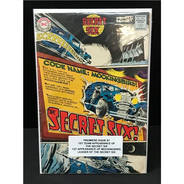SECRET SIX #1 1ST APP MOCKINGBIRD - DC COMICS
