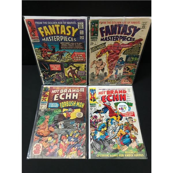 LOT OF 4 MARVEL COMICS INCLUDING 2 FANTASY MASTERPIECES