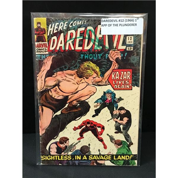 DAREDEVIL #12 (1966) 1ST OF THE PLUNDERER - MARVEL COMICS