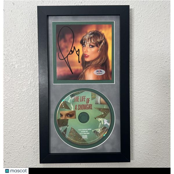 TAYLOR SWIFT SIGNED AND FRAMED PRESENTATION PIECE - PSA COA