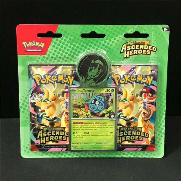 POKEMON TCG MEGA EVOLUTION ASCENDED HEROES SEALED 2 BLISTER PACK SEALED IN ORIGINAL PACKAGING