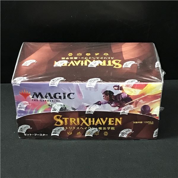 MAGIC THE GATHERING OF STRIXHAVEN SEALED JAPANESE TRADING CARD BOX  IN ORIGINAL PACKAGING