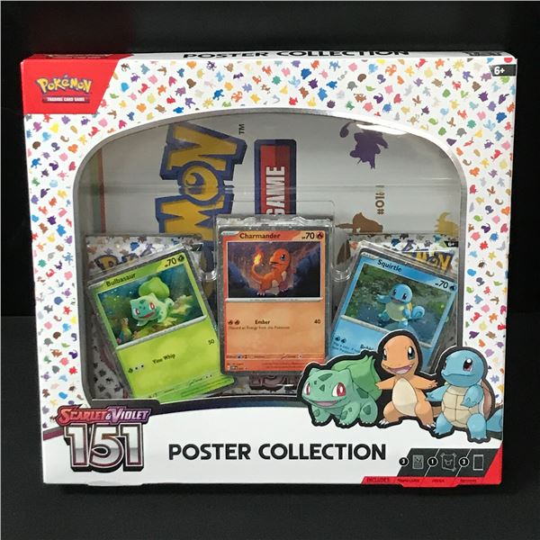 POKEMON TCG 151 POSTER COLLECTION SEALED IN ORIGINAL PACKAGING
