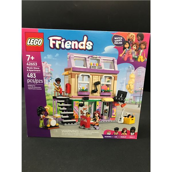LEGO FRIENDS #42653 MUSIC STORE & APARTMENT SEALED IN ORIGINAL PACKAGING