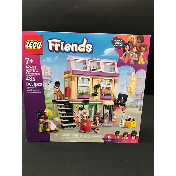 LEGO FRIENDS #42653 MUSIC STORE & APARTMENT SEALED IN ORIGINAL PACKAGING
