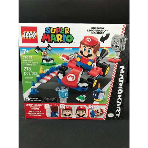 LEGO SUPER MARIO #72043 INTERACTIVE MARIO AND STANDARD KART SEALED IN ORIGINAL PACKAGING
