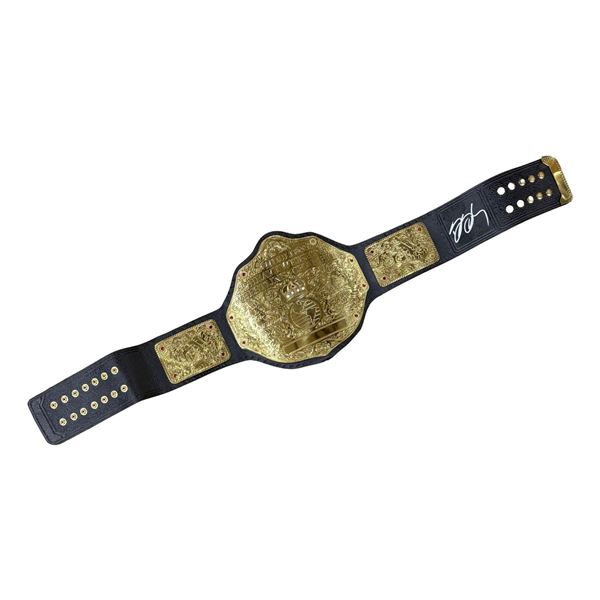 BILL GOLDBERG SIGNED REPLICA CHAMPIONSHIP BELT - JSA COA