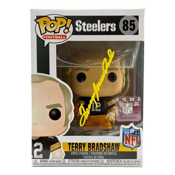 TERRY BRADSHAW SIGNED FUNKO POP - BECKETT COA