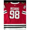 Image 1 : CONNOR BEDARD SIGNED CHICAGO BLACKHAWKS CUSTOM JERSEY - ELITE SPORTS COA
