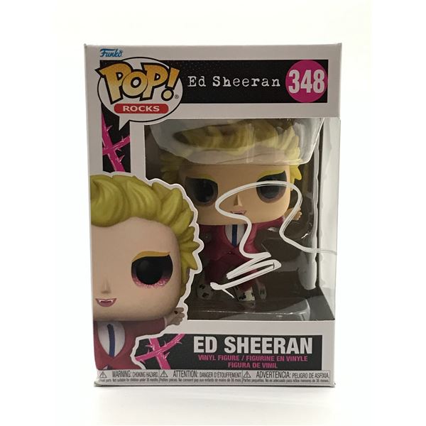 ED SHEERAN SIGNED FUNKO POP - HOLLYWOOD AUTHENTIC COA