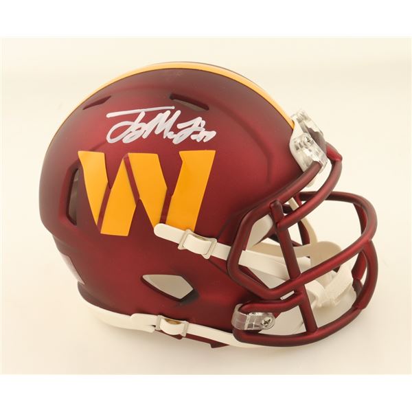 TERRY MCLAURIN SIGNED MINI HELMET BECKETT COA