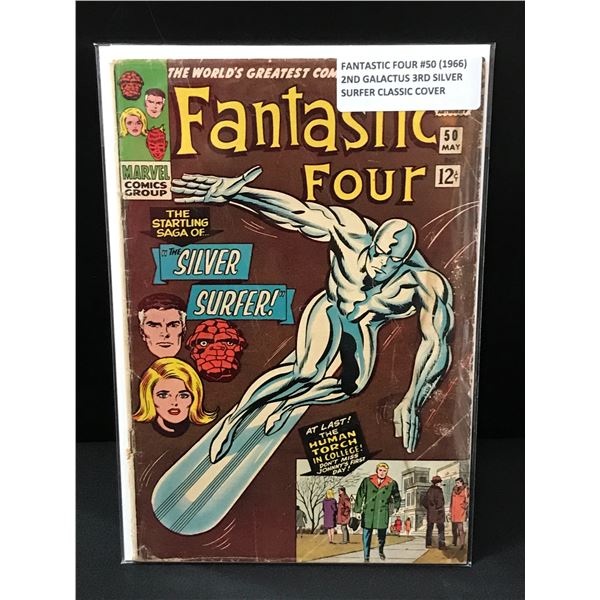 THE FANTASTIC FOUR #50 (1966) 2ND GALACTUS & 3RD SILVER SURFER - MARVEL COMICS