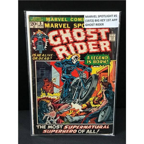 BIG KEY MARVEL SPOTLIGHT NO.5 (1972) 1ST APP GHOST RIDER - MARVEL COMICS
