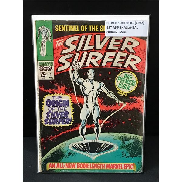 BIG KEY SILVER SURFER NO.1 (1968) 1ST APP SHALLA-BAL ORIGIN ISSUE - MARVEL COMICS