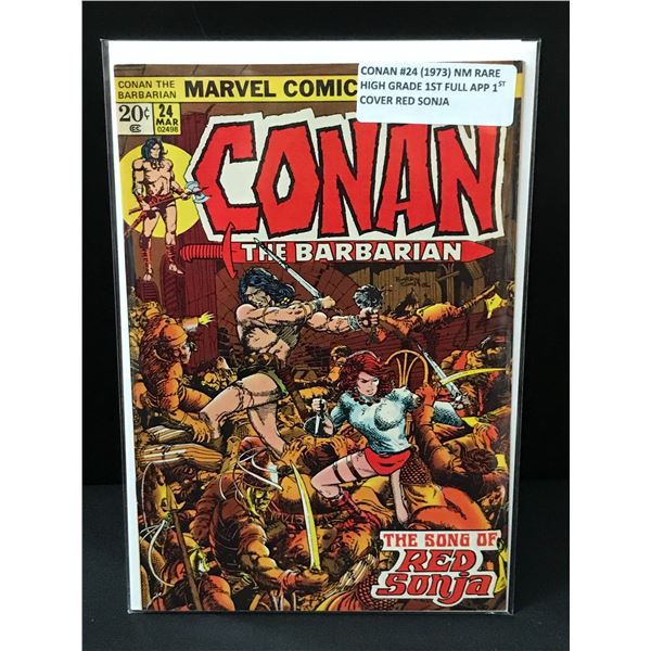 CONAN THE BARBARIAN #24 (1973) 1ST RED SONJA COVER - MARVEL COMICS