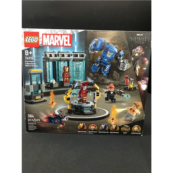 LEGO MARVEL #76315 IRON MAN'S LABORATORY HALL OF ARMOR SEALED IN ORIGINAL PACKAGING
