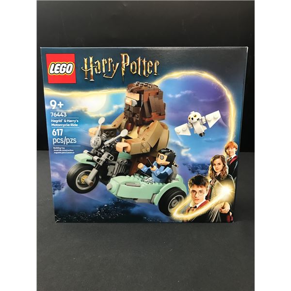 LEGO #76443 HARRY POTTER HAGRID & HARRY'S MOTORCYLE RIDE SEALED IN ORIGINAL PACKAGING