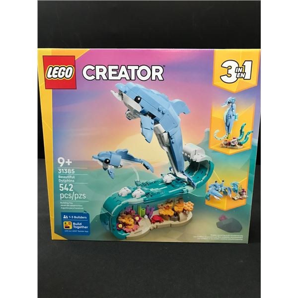 LEGO CREATION #3138 BEAUTIFUL DOLPHINS SEALED IN ORIGINAL PACKAGING