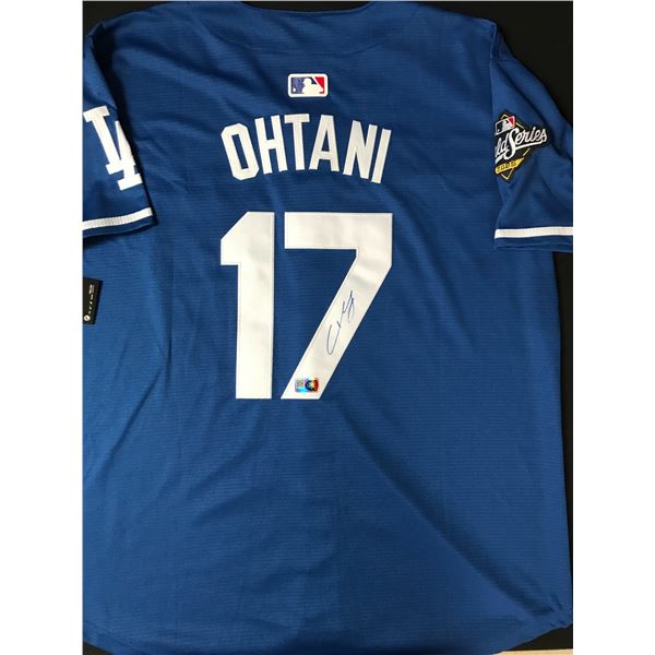 SHOHEI OHTANI SIGNED LOS ANGELES DODGERS CUSTOM JERSEY - ELITE SPORTS COA
