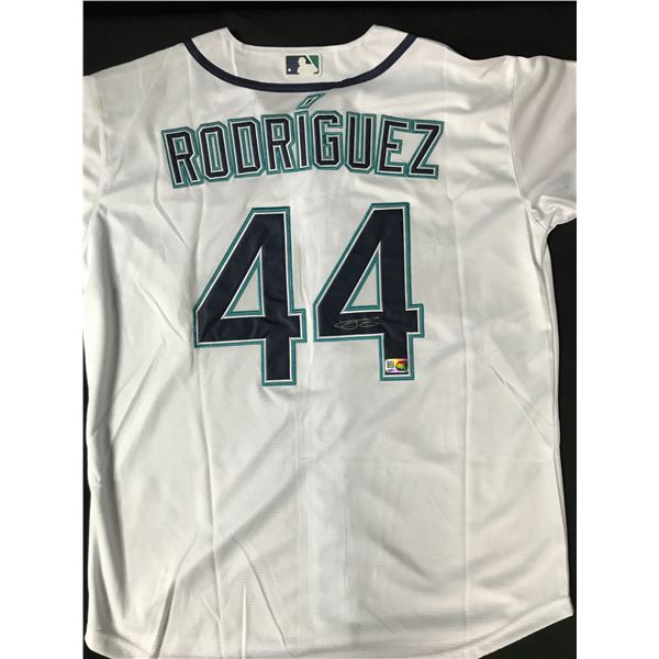 JULIO RODRIGUEZ SIGNED SEATTLE MARINERS CUSTOM JERSEY - ELITE SPORTS COA