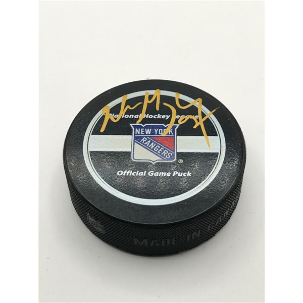 WAYNE GRETZKY SIGNED NEW YORK RANGERS PUCK ELITE COA