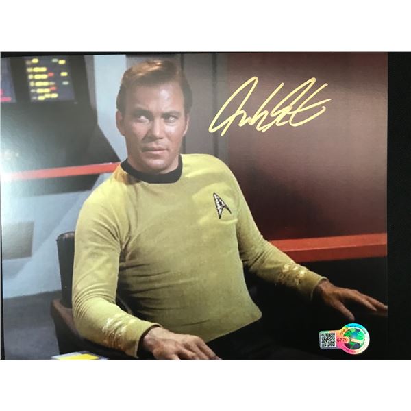 WILLIAM SHATNER SIGNED STAR TREK 8X10 - WWOC COA