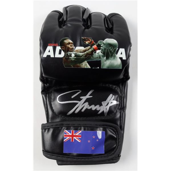 ISREAL ADESYANA SIGNED MMA GLOVE BECKETT COA