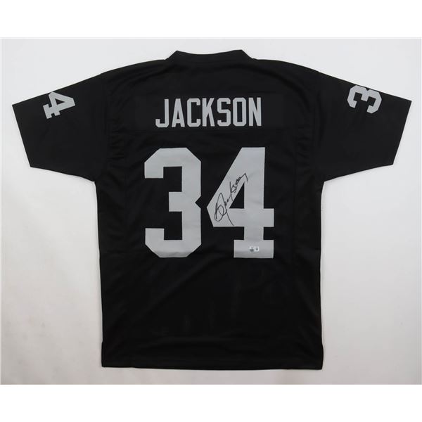BO JACKSON SIGNED CUSTOM JERSEY - BECKETT COA