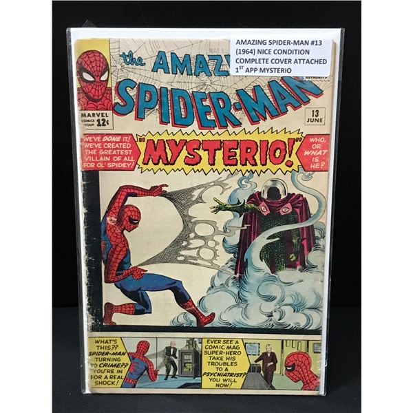 BIG KEY AMAZING SPIDERMAN NO.13 (1964) 1ST APP MYSTERIO - MARVEL COMICS