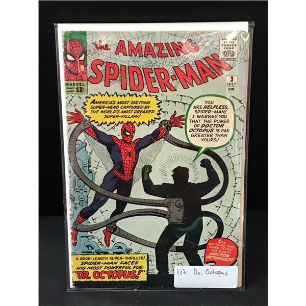 BIG KEY THE AMAZING SPIDERMAN NO.3 1ST DOC OCTOPUS - MARVEL COMICS