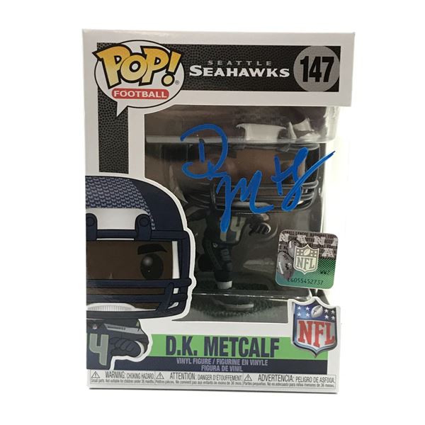 D.K METCALF SIGNED FUNKO POP - ACE COA