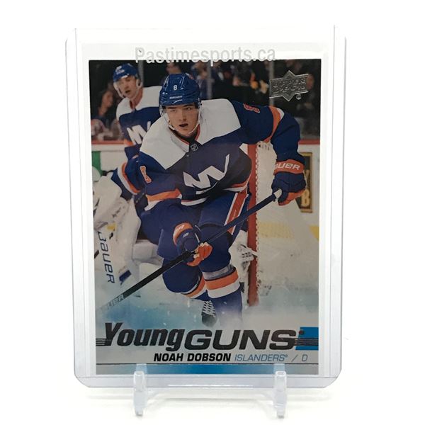 2019-20 UPPER DECK SERIES 2 YOUNG GUNS NO.481 NOAH DOBSON ROOKIE CARD