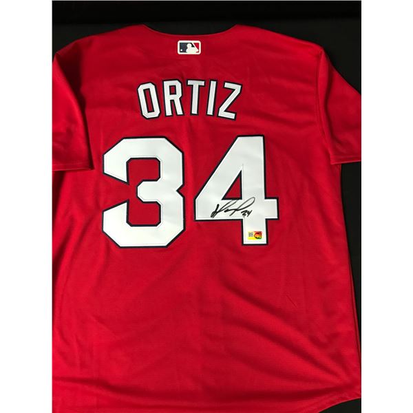 DAVID ORTIZ SIGNED BOSTON RED SOX CUSTOM JERSEY - ELITE SPORTS COA