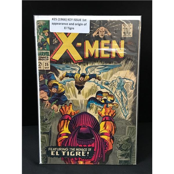 UNCANNY X-MEN #25 (1966) 1ST APP AND ORIGIN OF EL TIGRE - MARVEL COMICS