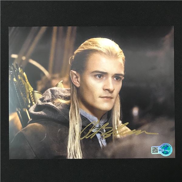 ORLANDO BLOOM SIGNED LEGOLAS LORD OF THE RINGS 8X10 - WWOC COA