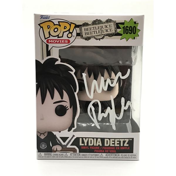 WINONA RYDER SIGNED LYDIA DEETZ BEETLEJUICE FUNKO POP - KB COA