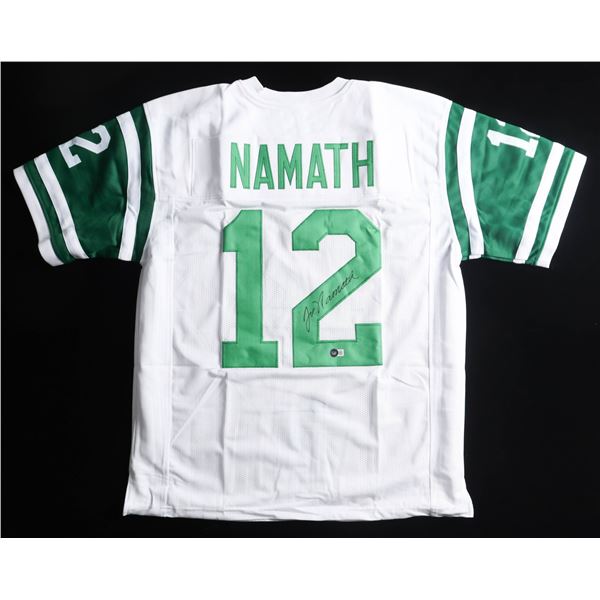 JOE NAMATH SIGNED JERSEY - BECKETT COA