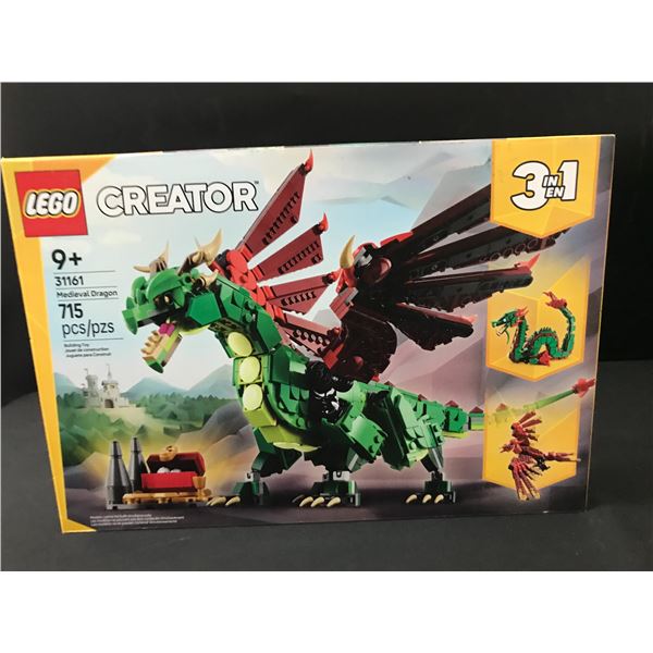 LEGO CREATOR #31161 MEDIEVAL DRAGON SEALED IN ORIGINAL PACKAGING