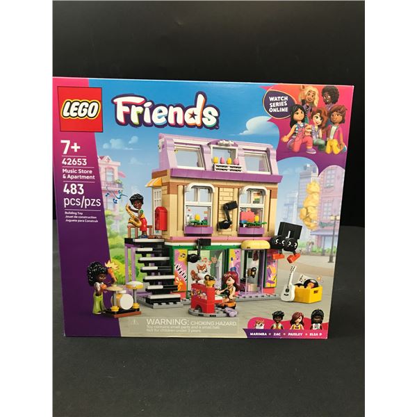 LEGO FRIENDS #42653 MUSIC STORE & APARTMENT SEALED IN ORIGINAL PACKAGING