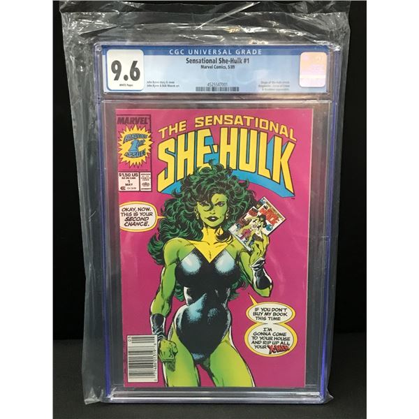 THE SENSATIONAL SHE HULK #1 BY MARVEL COMICS - CGC GRADE 9.6