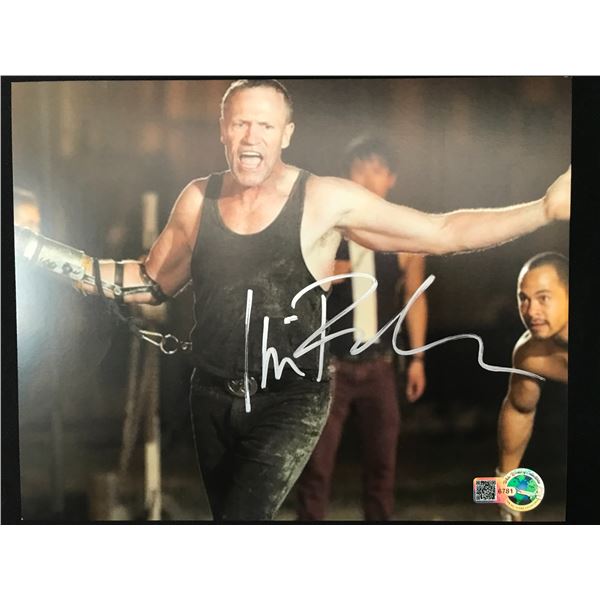 MICHAEL ROOKER SIGNED WALKING DEAD 8X10 - WWOC COA