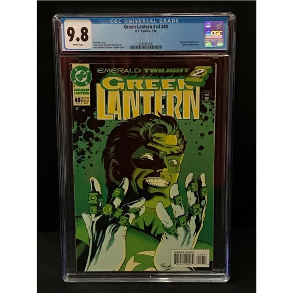 GREEN LANTERN #V3 #49 BY DC COMICS - GCG GRADE 9.8