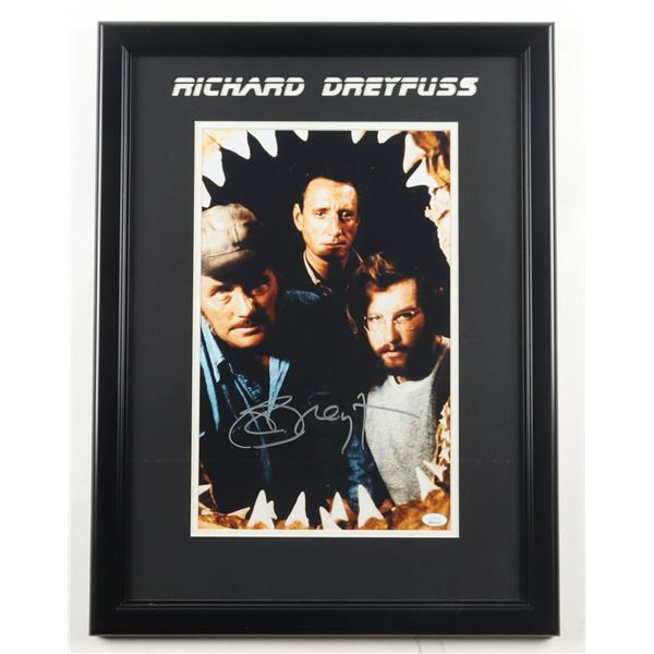 RICHARD DREYFUS SIGNED AND FRAMED JAWS 8X10 - JSA COA