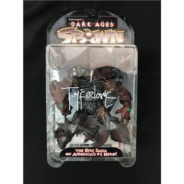 TODD MCFARLANE SIGNED SPAWN DARK AGES ACTION FIGURE