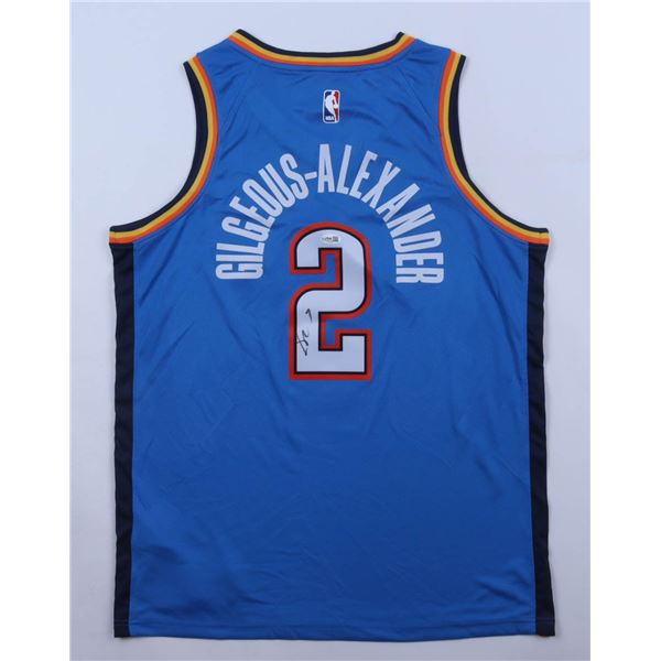 SHAI GILGEOUS-ALEXANDER SIGNED OKLAHOMA CITY THUNDER JERSEY - JSA COA