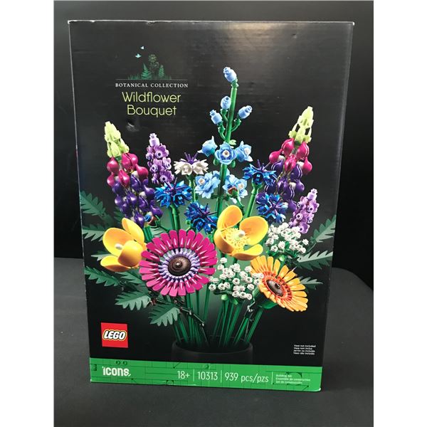 LEGO ICONS BOTANICALS COLLECTION #10313 WILDFLOWER BOUQUET SEALED IN ORIGINAL PACKAGING