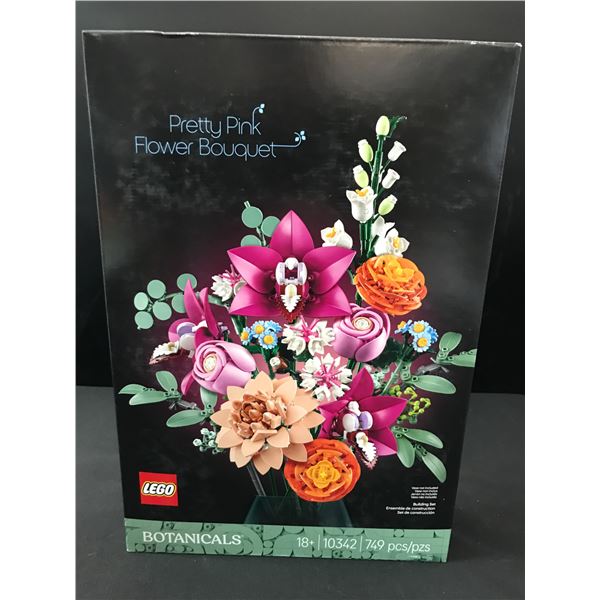 LEGO BOTANICALS #10342 PRETTY PINK FLOWER BOUQUET SEALED IN ORIGINAL PACKAGING