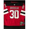 Image 1 : MARTIN BRODEUR SIGNED NEW JERSEY DEVILS CUSTOM JERSEY - ELITE SPORTS COA