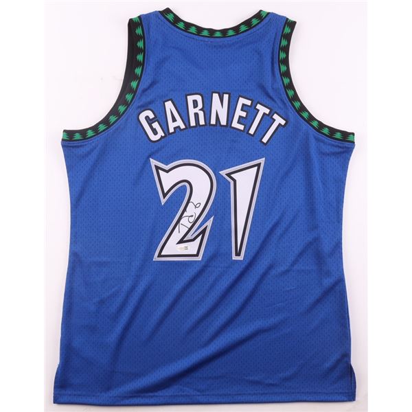 KEVIN GARNETT SIGNED MINNESOTA TIMBERWOLVE JERSEY - JSA COA